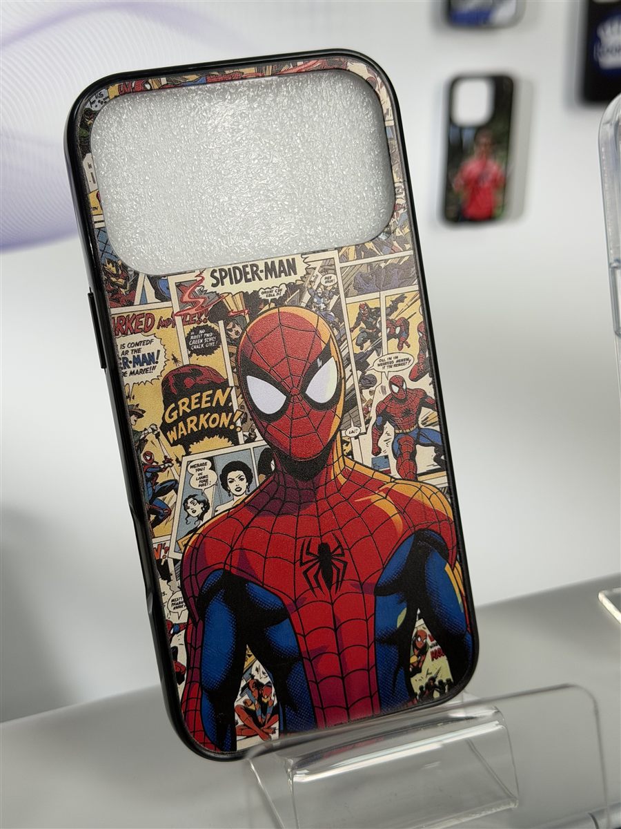 Custom illustrated phone case made by a UV product printer